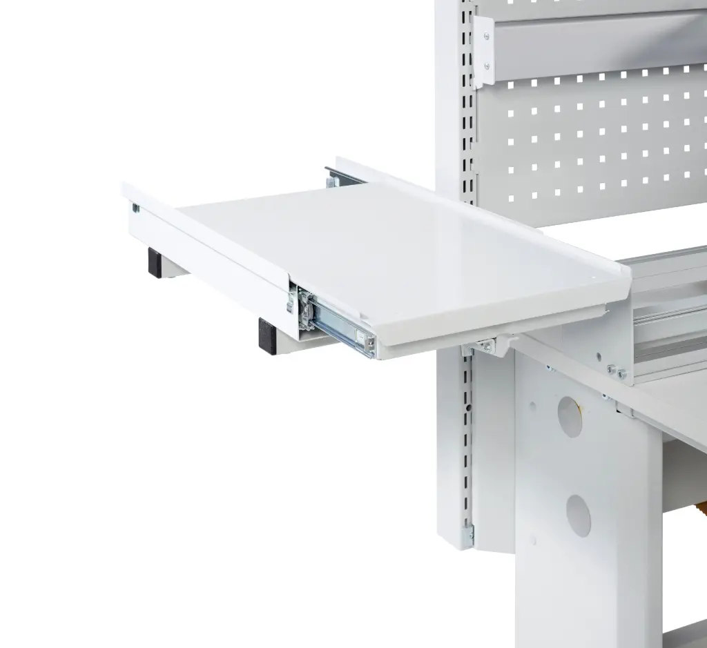 Ausziehbare Druckerablage