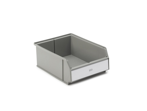 [2357S23] Selbstklebendes Schutzschild mit Papp-Etikett für Treston ReBOX-Schubladen 6323 - 6523-30R